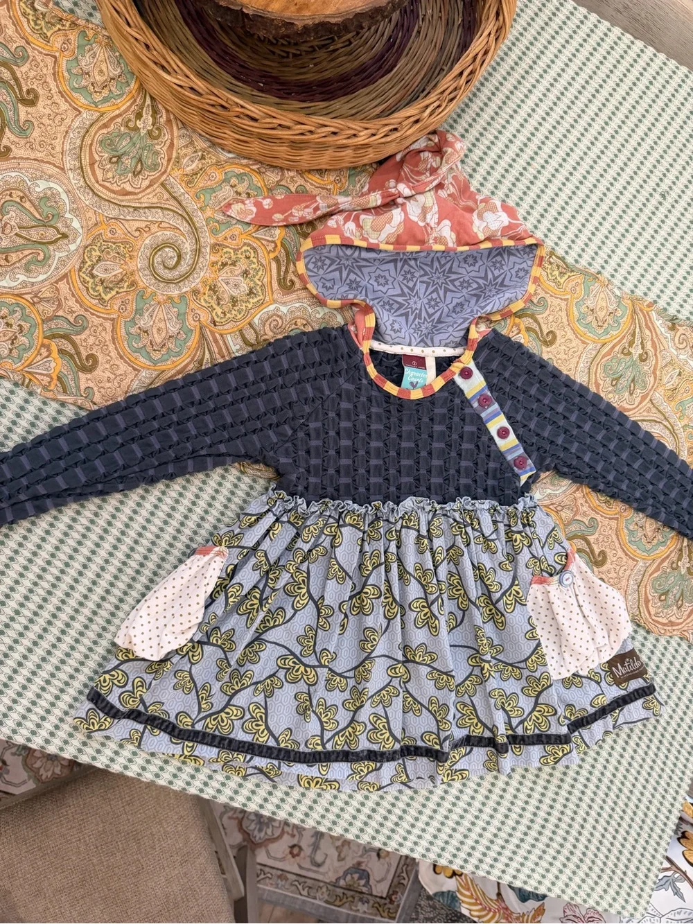 Matilda Jane Character Counts Monroe Chrissy Dress Size 2T Toddler Girl Like New